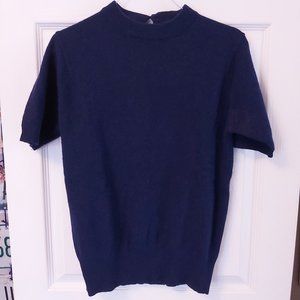 Elegant Royal Blue Fuzzy Top